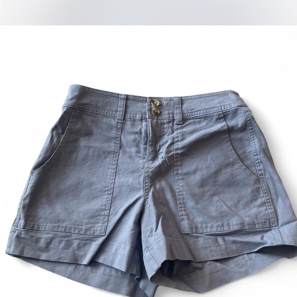 Women’s Gray Stretch Pocket Shorts